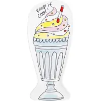 Blond Amsterdam Bord Snack Milkshake 24,5 X 11 X 1 Cm