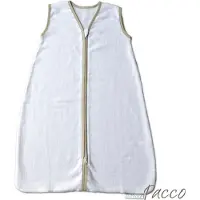 Pacco Hydrofiel Babyslaapzak Zomer - Zonder Mouwen - 110 cm - Grijs