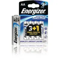 Energizer 3 piles lithium AA + 1