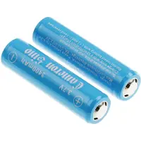 123accu huismerk 18650 batterij 2 stuks (3.7 V, 3400 mAh, 8A)