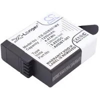 Cameron Sino GoPro Hero 5 / AHDBT-501 / AABAT-001 accu (1250 mAh, huismerk)
