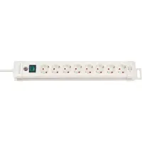 Brennenstuhl Premium-Line stekkerdoos met 8 contacten / wit - 3 meter
