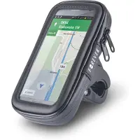 Forever Draaibare waterdichte fietshouder voor smartphone met bevestiging Stuur, Zwart