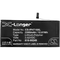 123accu Apple iPhone 7 Plus / iPhone 7+ accu (3.82 V, 3300 mAh, huismerk)