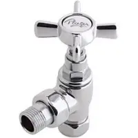 Plieger Kruisknop Radiatorkraan Haaks - 1/2" - Chroom