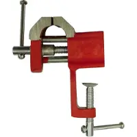 ABC-led Bankschroef Staal 60mm - Rood - Premium