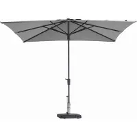 Madison Parasol Vierkant Lichtgrijs 280 x 280 cm Madison