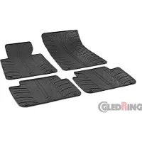 GledRing Rubbermatten BMW 3-Serie E46 1998-2005 (T profiel 4-delig + montageclips) voor o.a. ALPINA, BMW