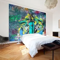Karo-art Fotobehang - Graffiti maker