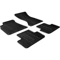 GledRing Rubbermatten Audi A4 2008-2015 & A5 Sportback 2008- (T profiel 4-delig + montageclips) voor o.a. AUDI