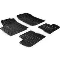 GledRing Rubbermatten Citroen C2 van 2003 (T profiel 4-delig) voor o.a. CITROEN