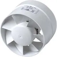 Sencys Buisventilator - Ø 100 mm - Inline Kanaalventilator voor Badkamer en Toilet