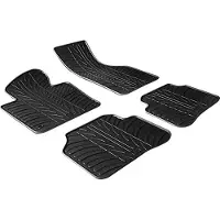 GledRing Rubbermatten Volkswagen Passat 3C van 2005 tot 2010 (T profiel 4-delig + montageclips) voor o.a. VOLKSWAGEN