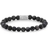 Rebel & Rose Matt Grey Seduction RR-80025-S-L Armband Grijs