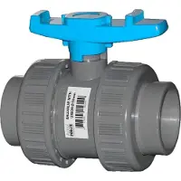 Cepex PVC kogelkraan met dubbele wartel Ø110 mm 10 ato