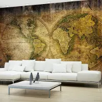 Karo-art Fotobehang - Op zoek naar de oude wereld