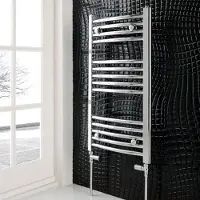 Eastbrook Wendover gebogen handdoekradiator 40x160cm 399W chroom