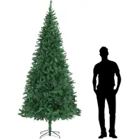 vidaXL Kunstkerstboom, 300 cm, groen