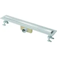Van den berg ABS douchegoot 60x5 cm, RVS