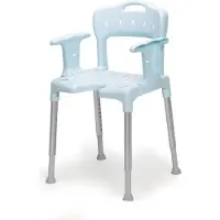 Etac Swift douchestoel blauw