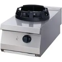 Maxima - Krachtig gasfornuis voor wokgerechten - Ø28,5 cm kookring - Enkele unit - 70 cm diep - Gas