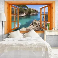 Karo-art Fotobehang - Mediterraans Landschap