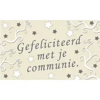Espa Vlag 90x150cm Gefeliciteerd met je Communie