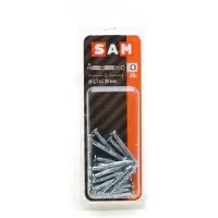 Sam ribnagels met Platte kop 2,7x L30 mm 20 stuks