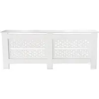 Vdd Elegante Radiatorombouw - Verwarmingsombouw - Witte Radiatoromkasting - 172 cm x 82 cm