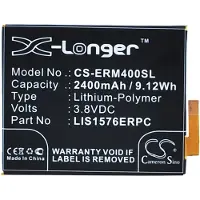 123accu Sony LIS1576ERPC accu (2400 mAh, huismerk)