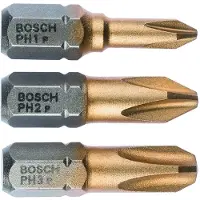 Bosch Philips-bit Max-Grip PH1, PH2, PH3 x 25mm (3 st.)