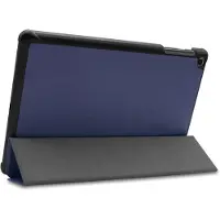 Shop4 - Samsung Galaxy Tab A 10.1 (2019) Hoes - Smart Book Case Donker