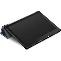 Shop4 - Lenovo Tab E10 Hoes - Smart Book Case Donker Blauw
