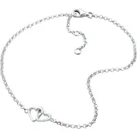 Elli Enkelbandje Verweven Hartjes 925 Sterling Zilver