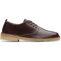 Clarks Desert London - Dames Veterschoenen - Kastanjebruin Leer - Maat 36