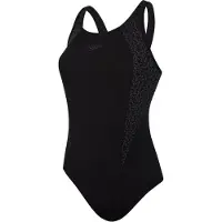Speedo End Boomstar Splice Flyback Sportbadpak Dames - Black/Grey - Maat 36