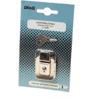 Ankor Qlinq Koffersluiting met Slot - Vernikkeld - 51 x 40 mm