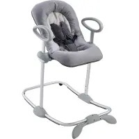 Beaba BÉABA. Up and Down III Baby Bouncer. 3 Reclining Positions. 4 Heights. 5-Point Safety Harness. Grey