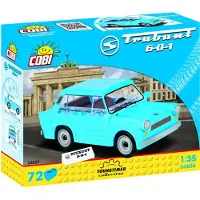 COBI Youngtimer bouwpakket Trabant 1:35 blauw 72 delig 24539
