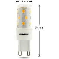Groenovatie G9 LED Lamp 5W Extra Warm Wit Dimbaar