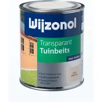 Wijzonol Transparant Tuinbeits - 0,75 liter - Whitewash