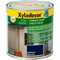 XYLADECOR Houtbeits tuin color 1l irisblauw