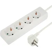 TEN Tafelcontactdoos 4-Voudig + RA 3x1mm 3 meter