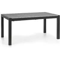 Blumfeldt Menorca Expand tuintafel 163 x 95 cm aluminium polywood antraciet