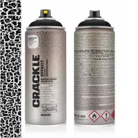 Montana Cans Crackle Effect Zwart