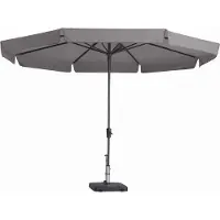Madison Parasol Rond Taupe New York 350cm