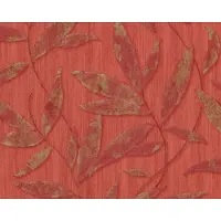 AS-Creation BLADEREN BEHANG - Rood Goud - AS Creation Siena