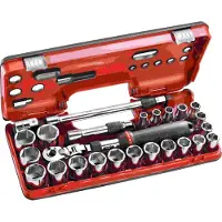 Facom SXL.DBOX3PB Dopsleutelset Metrisch 1/2 (12.5 mm) 25-delig