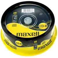 Maxell Cd-r 80 700mb Xl Spindle 25 52x