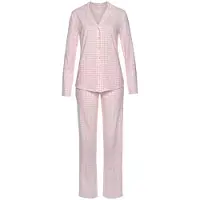 Vivance Pyjama 'Dreams' lichtroze / wit